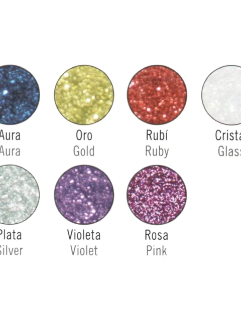 glitter gel palette colori