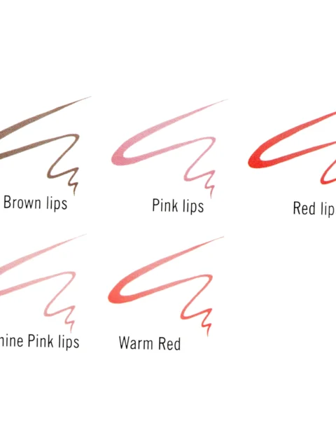 matita labbra waterproof liner lips palette colori